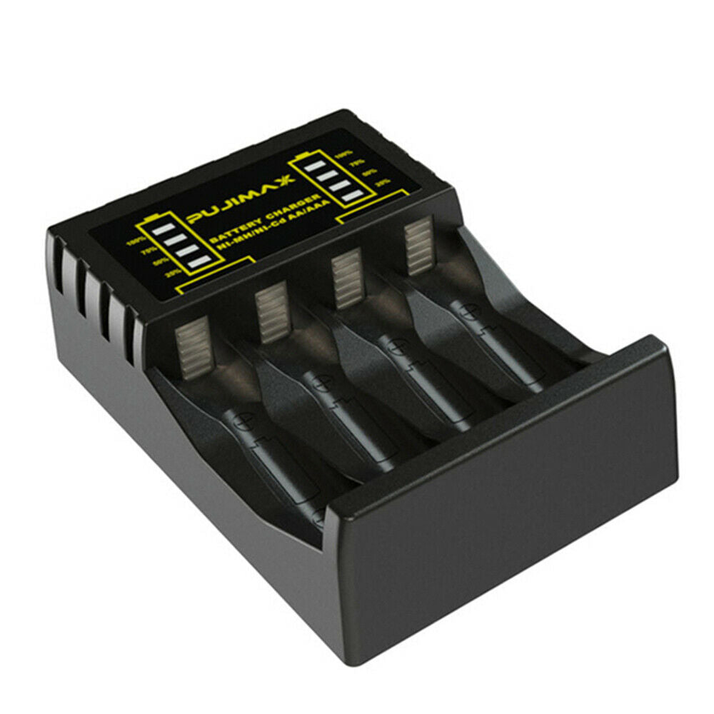 Battery Charger for AA/AAA Ni-MH Ni-Cd Rechargeable Batteries with Power Display