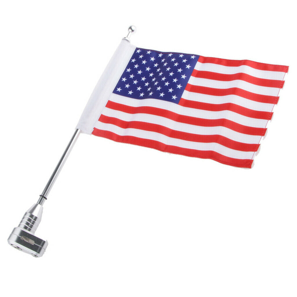 Motorcycle American  with Aluminum Pole 10x6 Inch for  XL883