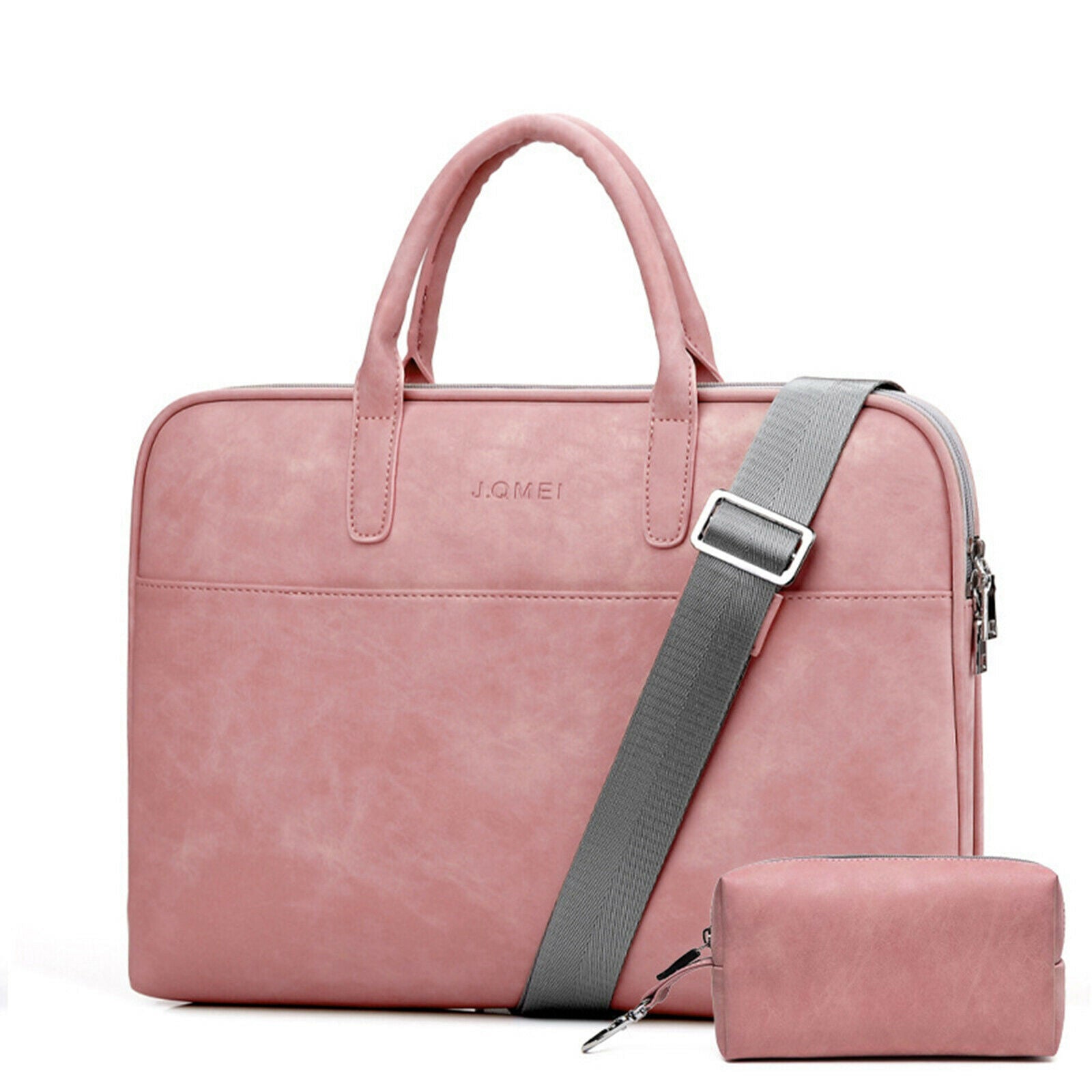 Laptop Sleeve With Straps with Handle for Men Women Fashion Pink 17.3inch