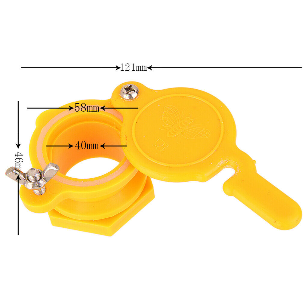Nylon Honey Beekeeping Bottling Hive Gate Valve Honey Extractor Honey Tap