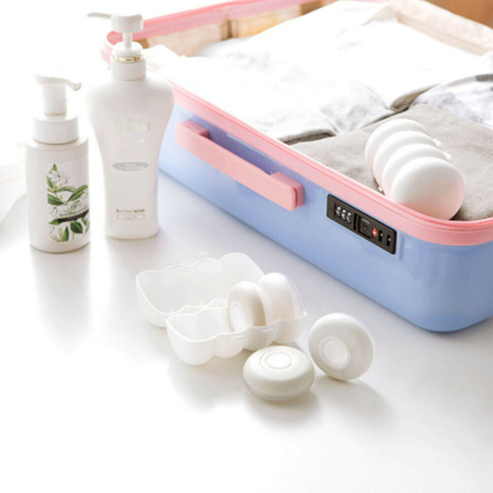 4Pcs Storage Box Travel Lotion Sub-bottle Shampoo Cosmetic Sealable Bottles