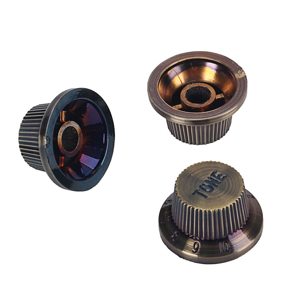 3x ABS Plastic  Control Knobs Caps 1V2T Replacements for Electric
