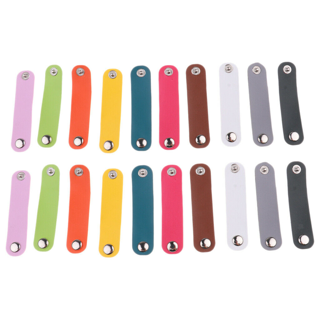 20pcs Fashion Leather Strip Scarf Buckle Clip Clasp Fasteners Proms Brooch