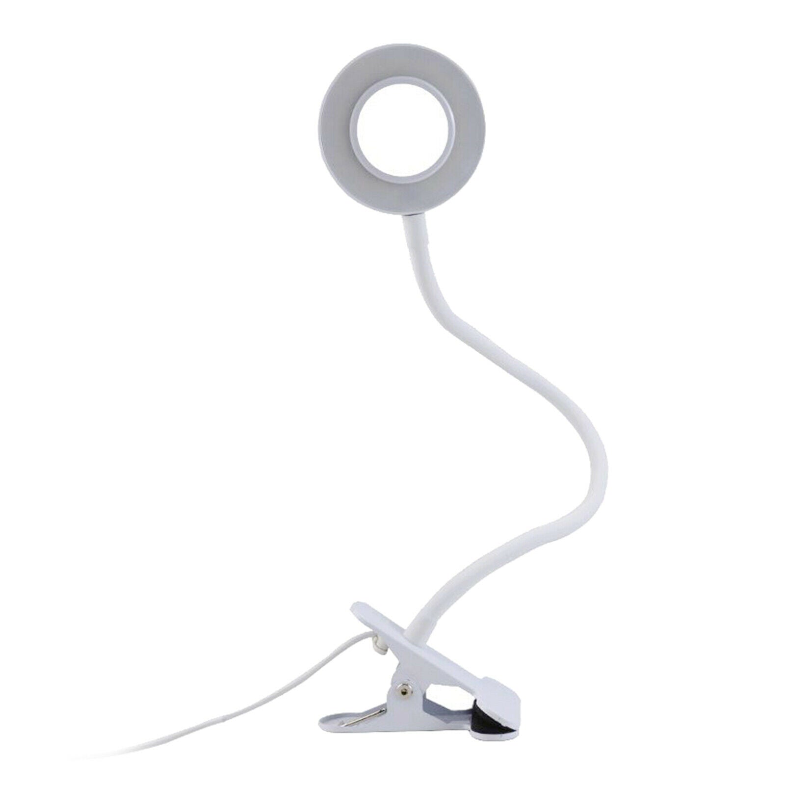 Bedroom Flexible Study LED Book Light Clip on Desk Table Lamp Home Children