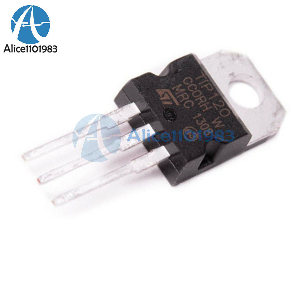 50PCS TIP120 120 NPN Darlington Transistors TO-220 New