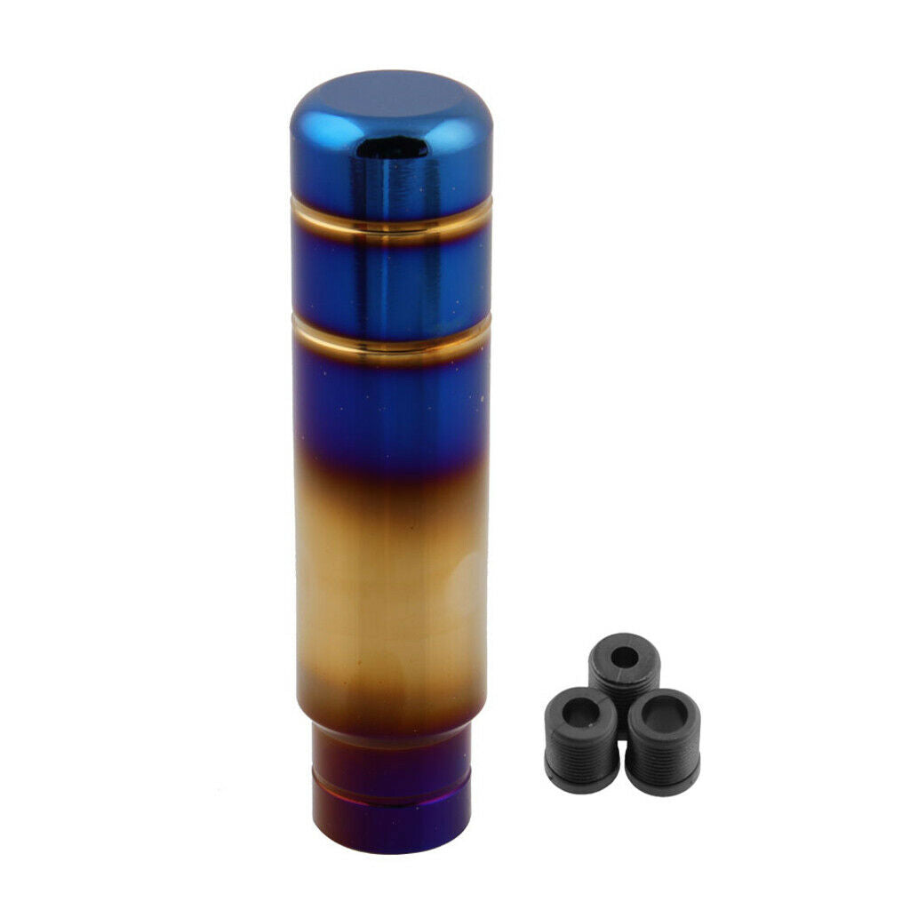 Burnt Blue Aluminum Universal Gear Shift Knob Manual Shifter Lever Head 13CM