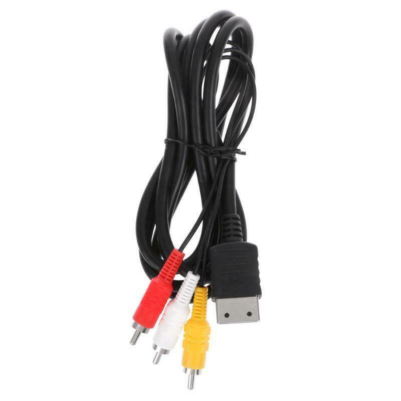 1.8M/6FT RCA Audio Video AV Stereo Composite Adapter Cable For Sega Dreamcast