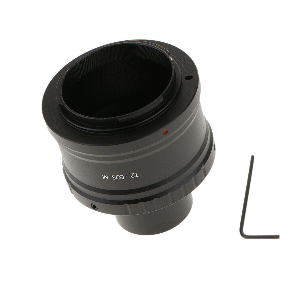 T2 T-ring for Canon EF-M Mirrorless Camera + M42 to 31.7mm/1.25'' Telescope