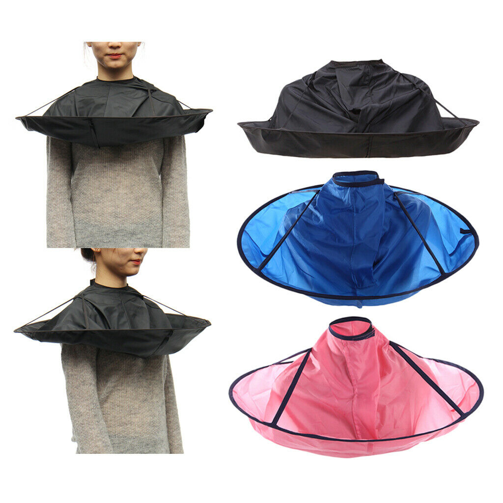 3x Professional DIY Hair Cutting Cape Hair Catcher Haircut Cloth Accessories