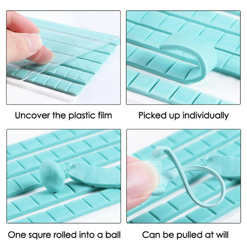 30pcs Fixing Clay Stick Removable Glue Clay Mud For Nails Tips Holder Reusa Fx