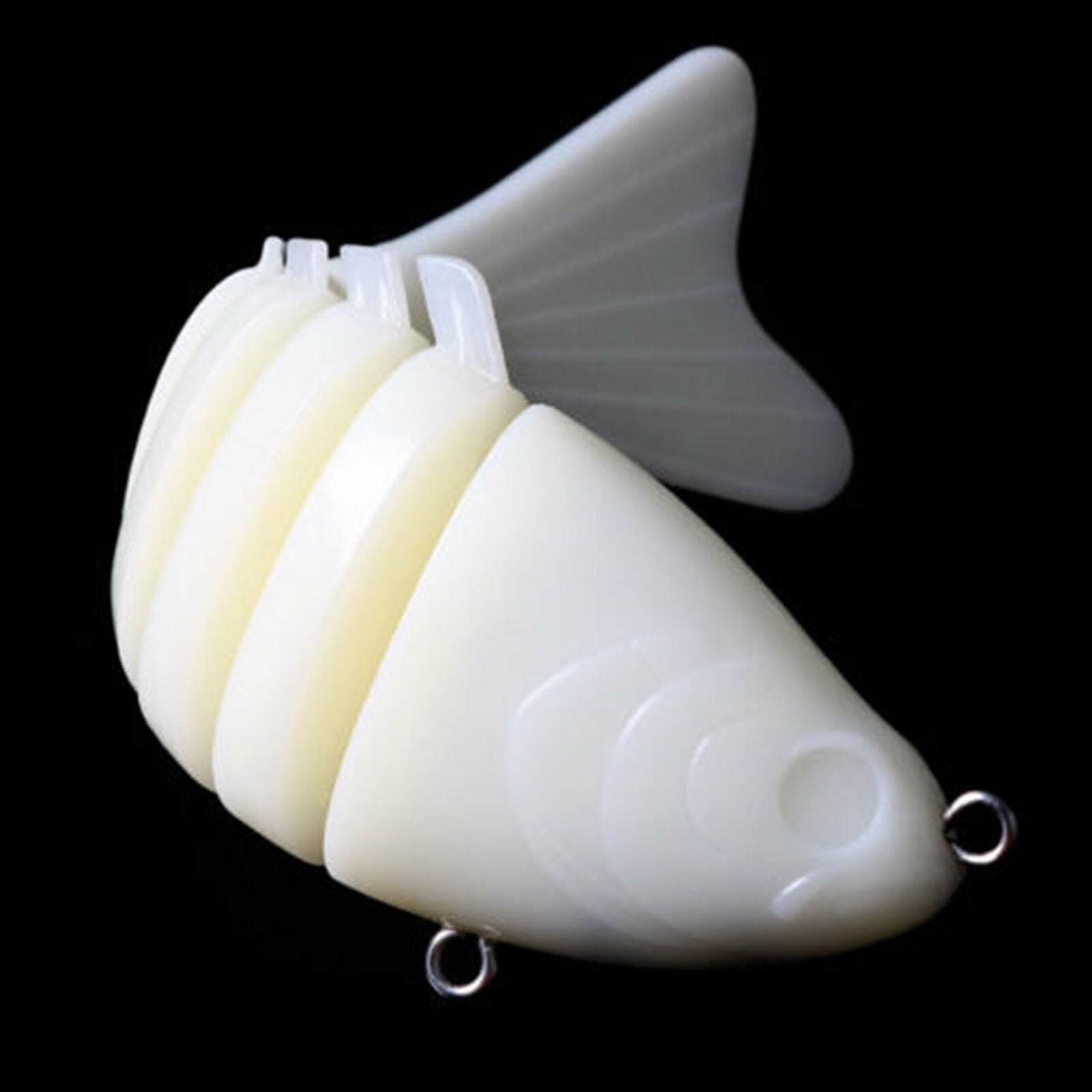 5x Blank Lure Jointed Fishing Bait 10cm/13.5g Unpainted Hard Crankbait 7-Section