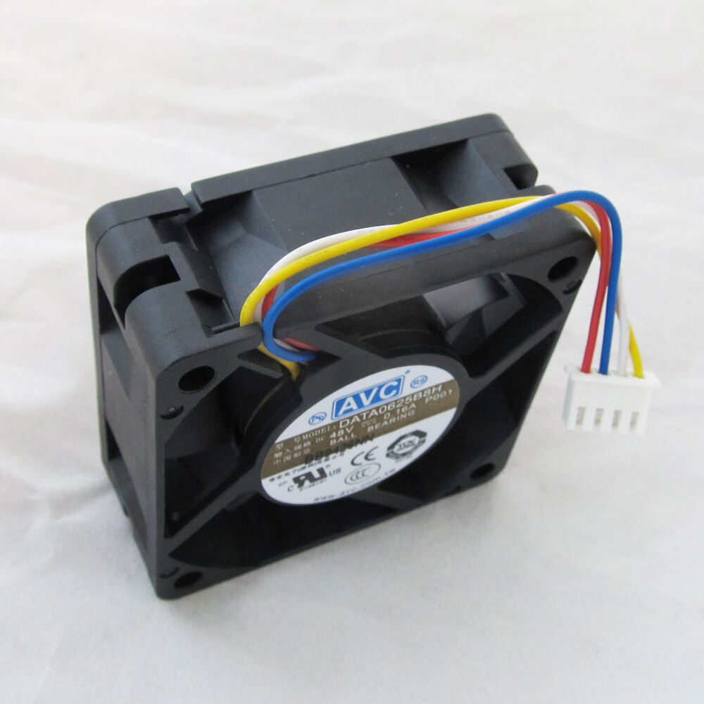 10x AVC DC Ball Cooling Fan DATA0625B8H 60x60x25mm 6025 48V 0.16A 4pin Connector