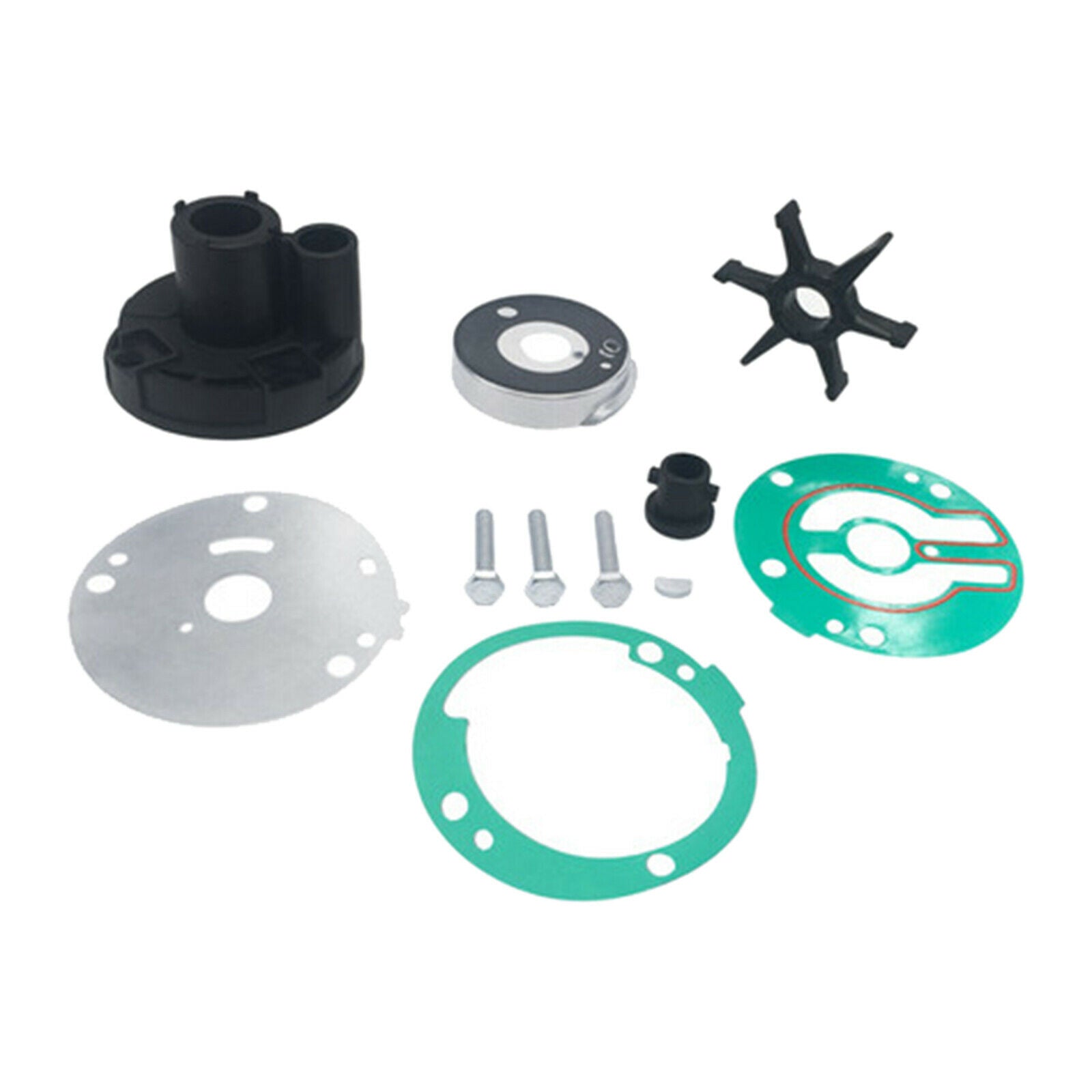 Water Pump Impeller Repair Kit for Yamaha 25HP 30HP 689-W0078-04-00 Replace