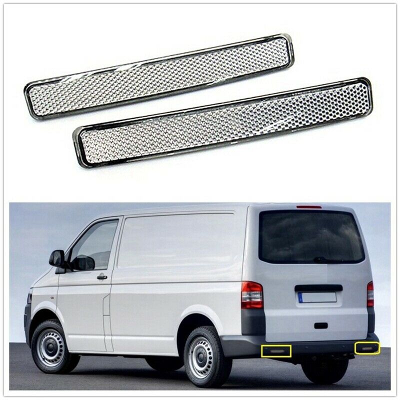 2Pcs Rear Left & Right Bumper Reflector Tail Light Bars Brake Parking Warning E9