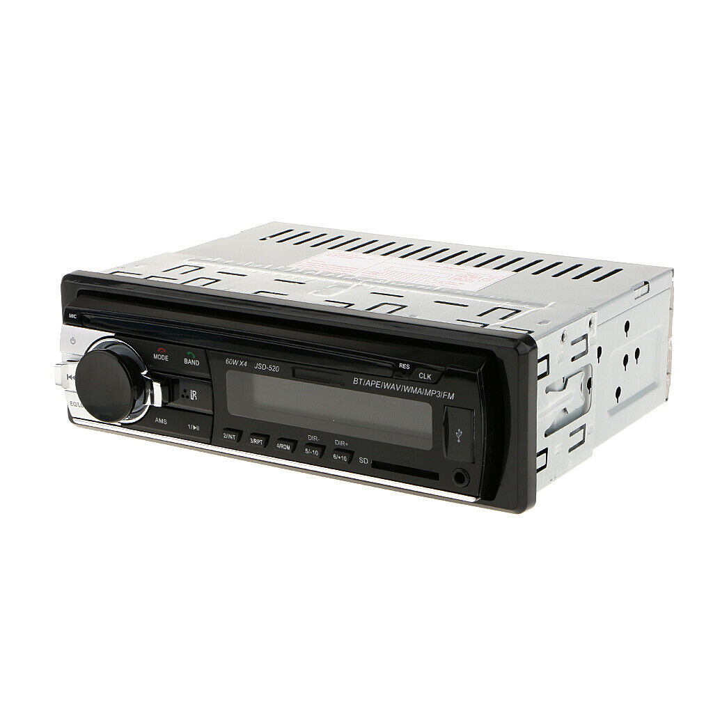 Auto Car Radio Bluetooth Stereo Head Unit MP3/USB/SD/AUX/FM 1 DIN Single Din