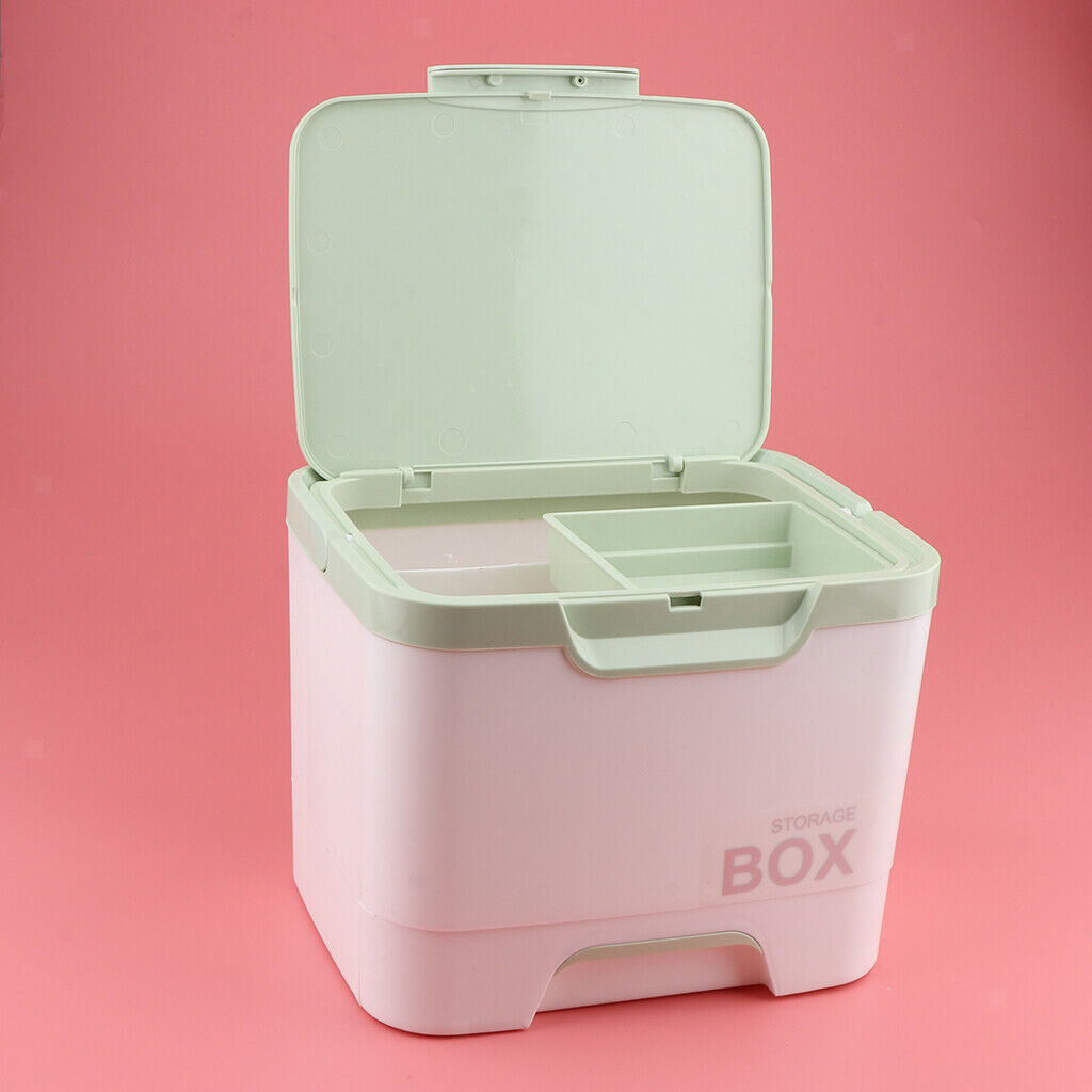 Multipurpose First Aid Nail Art & Makeup Supply Case Storage Organizer Box Light