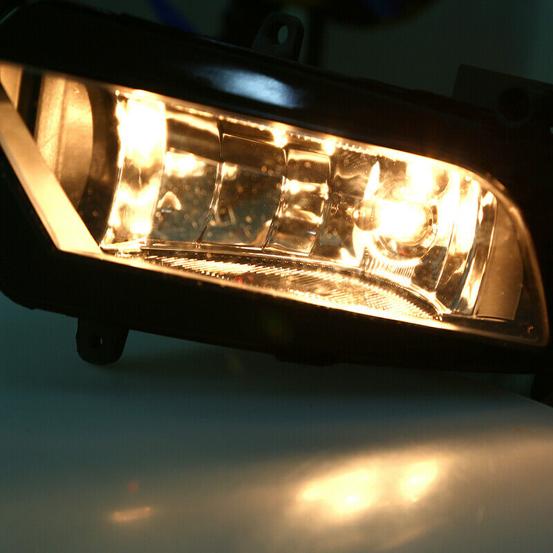 Driver Left Side Fog Light Assembly Amber Bulb For Audi A4 Sedan/Avant 2013-2016
