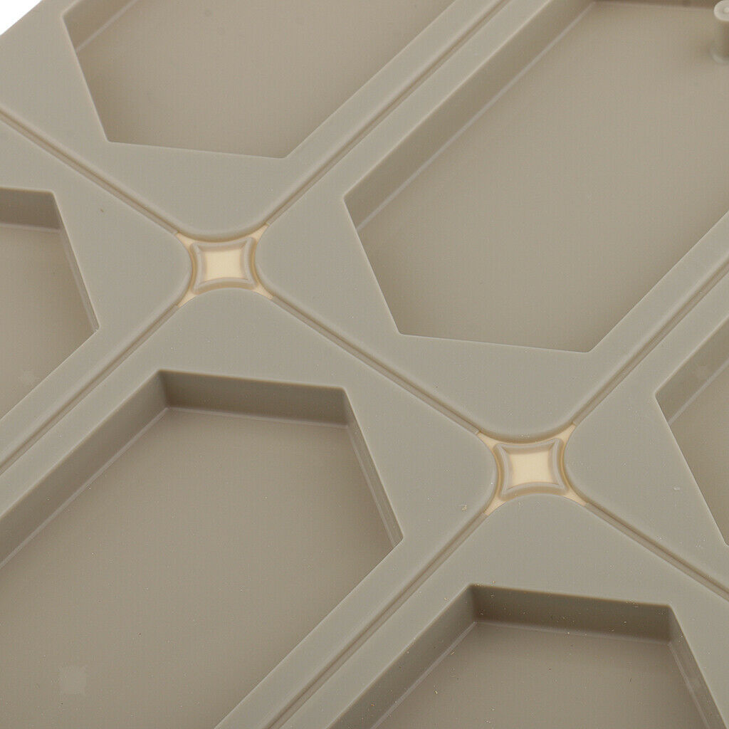 6-Cavity Silicone Mold Hexagonal Aromatherapy Wax Plaster Epoxy Soap Moulds