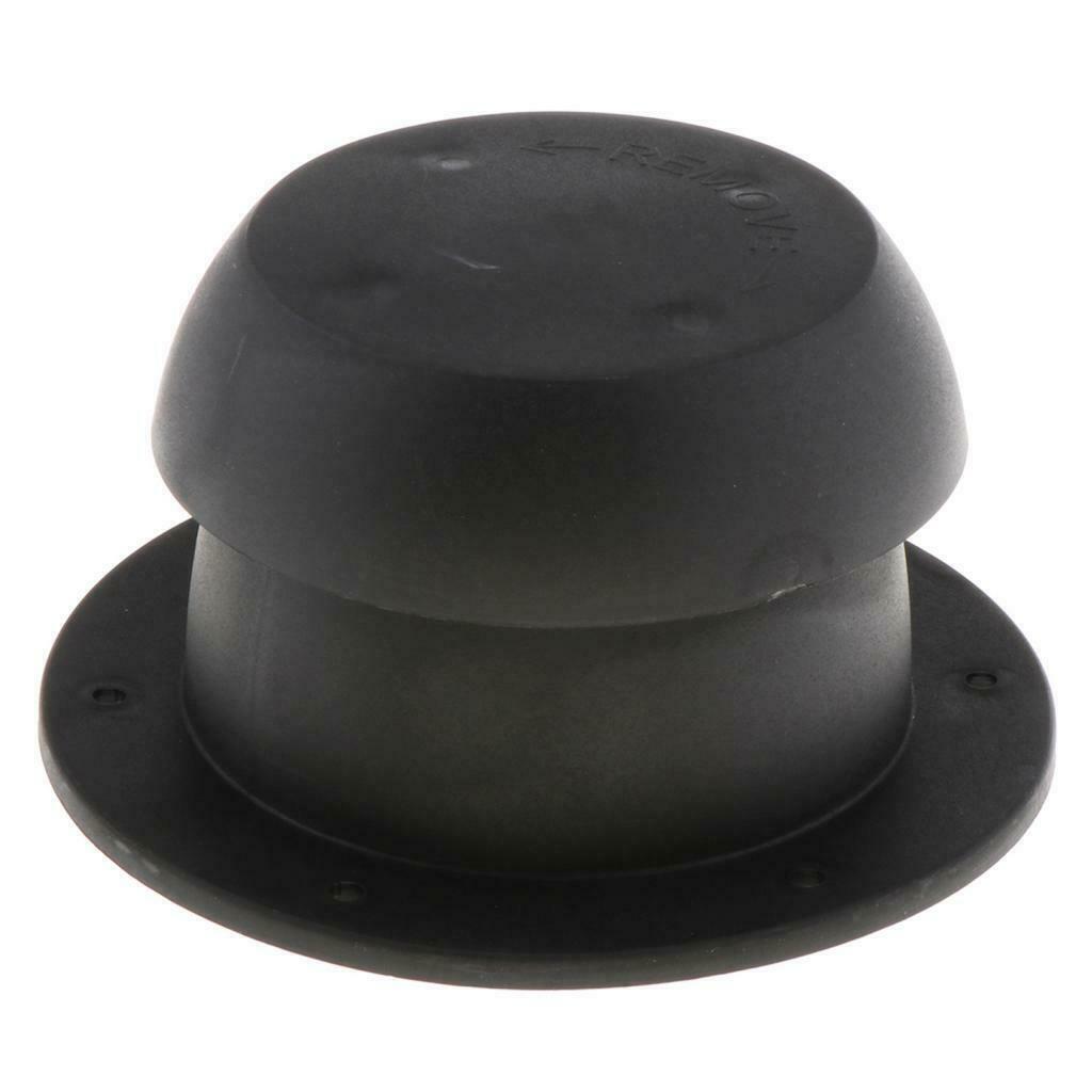 Mushroom Head Black RV Trailer Roof Exhaust Outlet Vent   Top Mounted