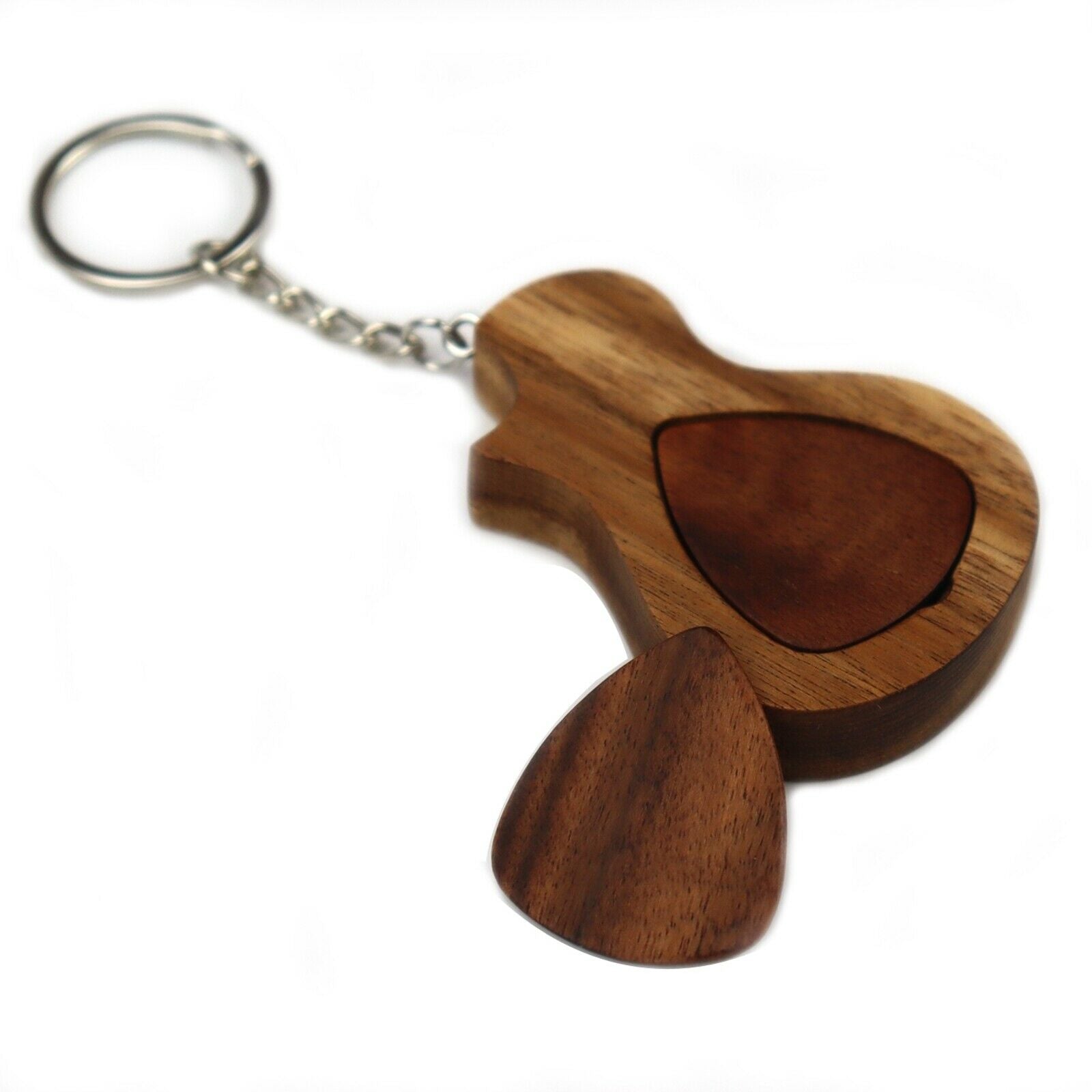 Ukulele Guitar Plectrum Case with 1 Guitar Picks Collection Key Buckle