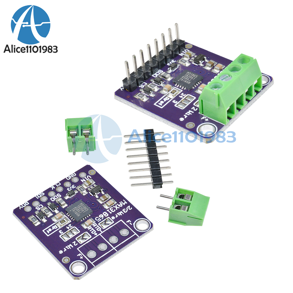 2PCS MAX31865 RTD PT100 Temperature Thermocouple Sensor Amplifier Module DIY