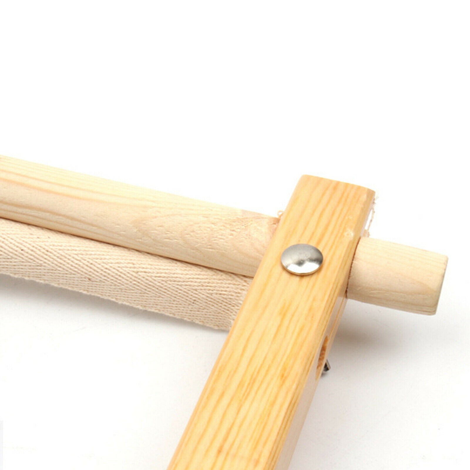 Portable Cross Stitch Scroll Embroidery Needlepoint Frame DIY Sewing Hoop