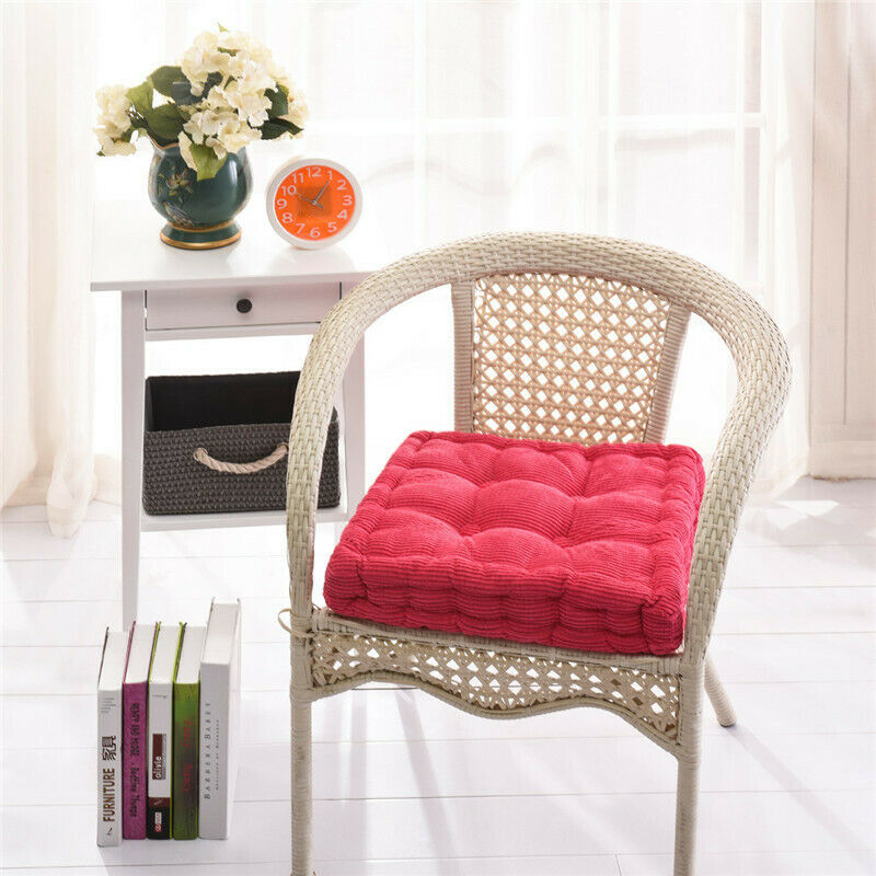 Niblet Design Home Car Sofa Office Square Seat Chair Cozy Cushion Pad RRed