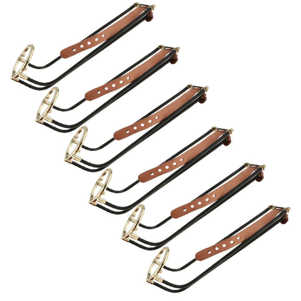 6Pcs Pool Billiard Table Metal Pocket Rail Snooker Replacement Supplies