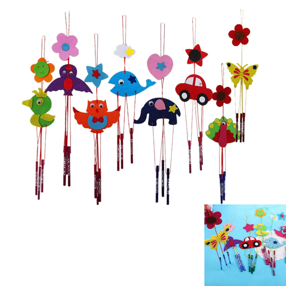 DIY Style Campanula Wind Chime Kids Manual Arts and Crafts Toys for K.l8