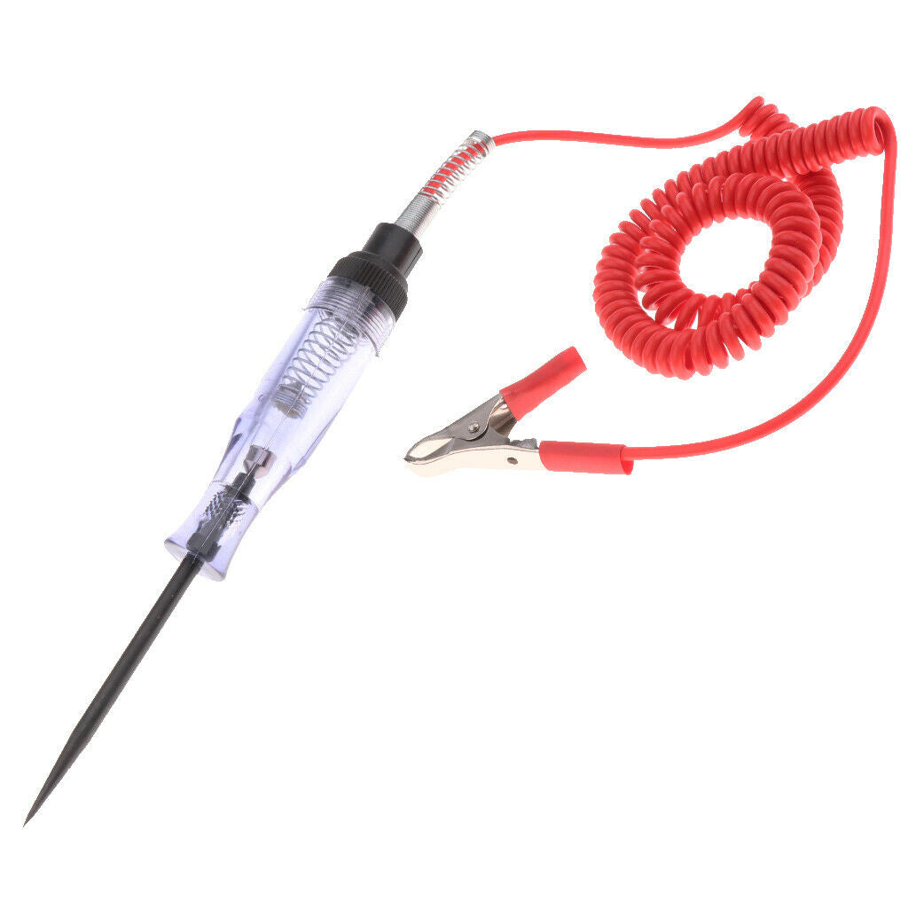 System Long Probe Continuity Test Light Car Voltage Circuit Tester 12V 6V