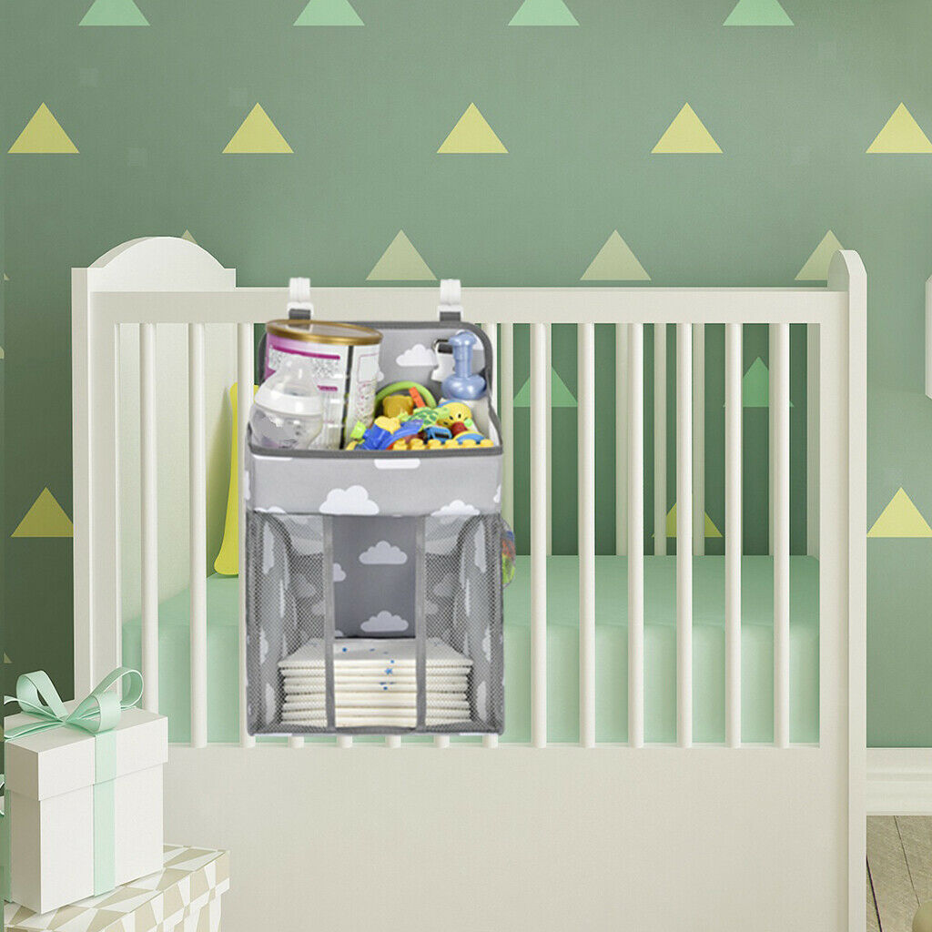 Baby Nursery Cradle Bed Diaper Change Hanging Rack Bracket