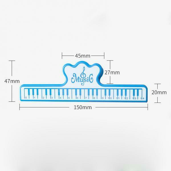 5pcs Music Note Holder Page Clip for Music Sheet Book Instrument Parts Piano