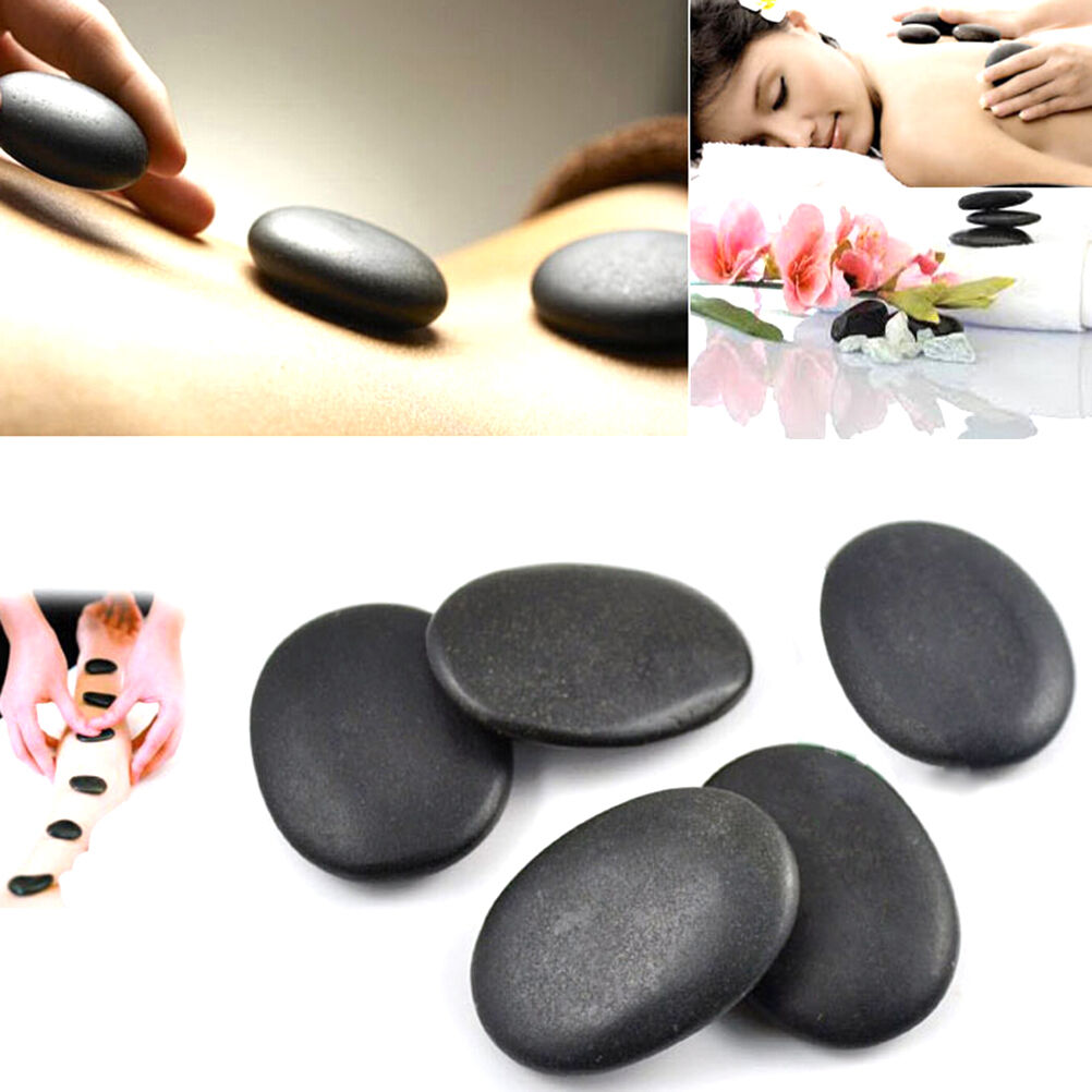 7pcs (3cmx4cm)set Large size Hot Stone Massage massager basalt Rocks stone.l8