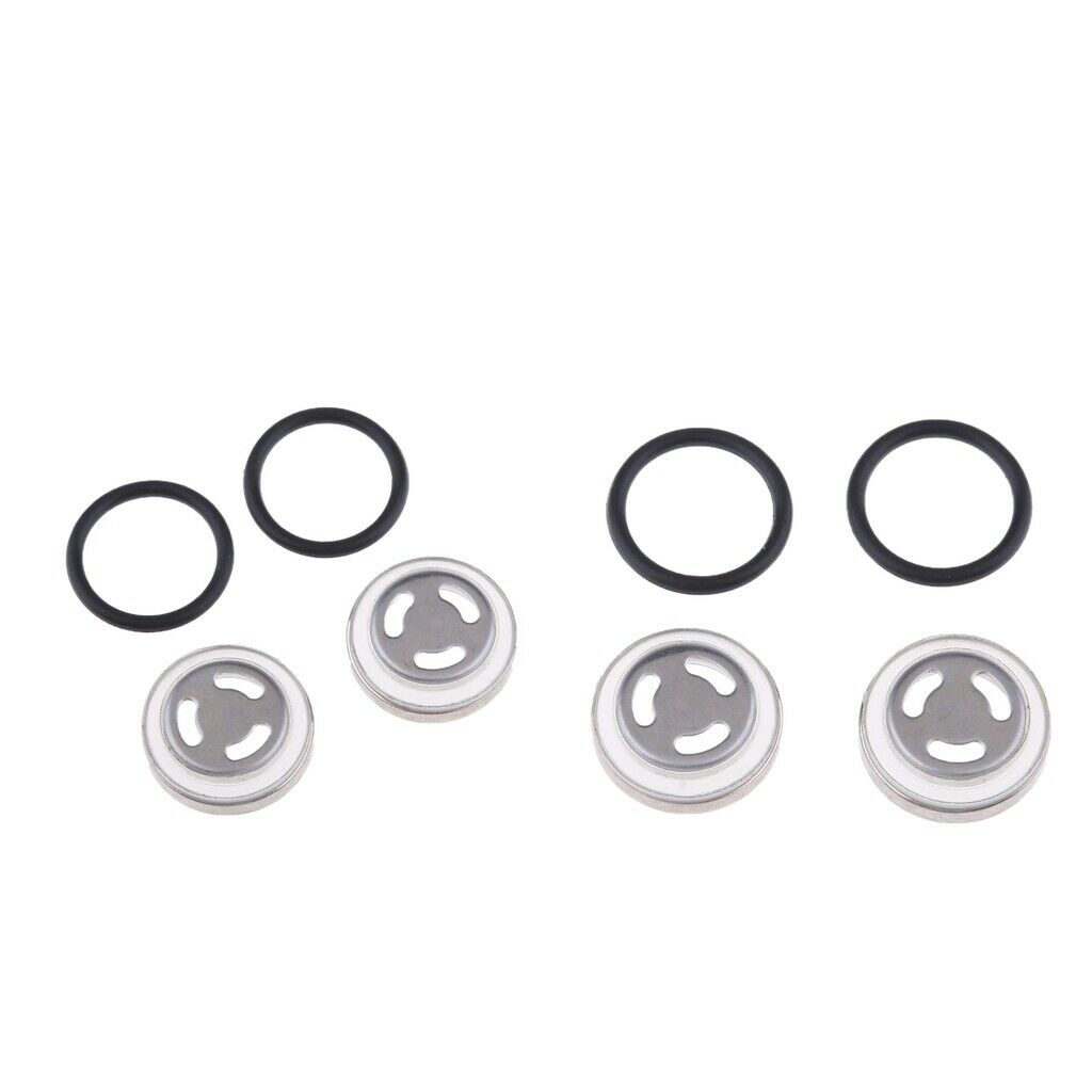 4x Φ 18mm Sight Glass Sight Glass with Rubber Seal Suitable for Motorcycle