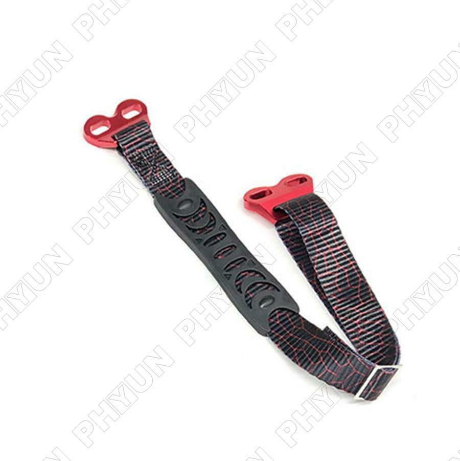 2Pcs Front+Rear CNC Adjustable Motorcycle Rescue Strap Pull Sling Belt Dirt Bike