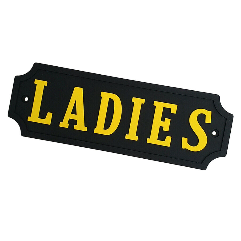 Ladies Restroom Sign, Women Locker Room Sign, 6.30 X 2.17 X 0.16inch, Bathroom