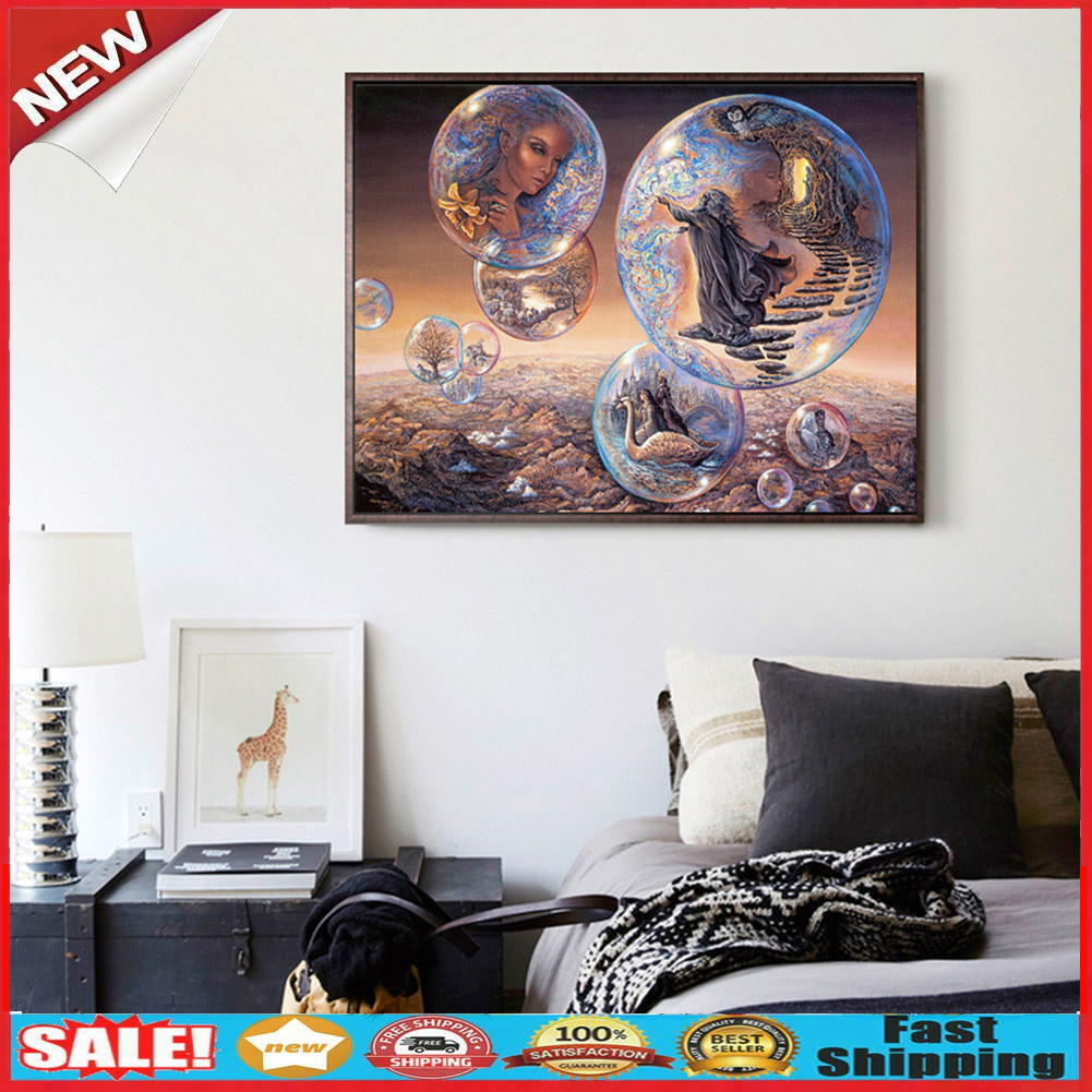 Dream Castle 5D Full Drill Diamond Painting Embroidery DIY Cross Stitch @