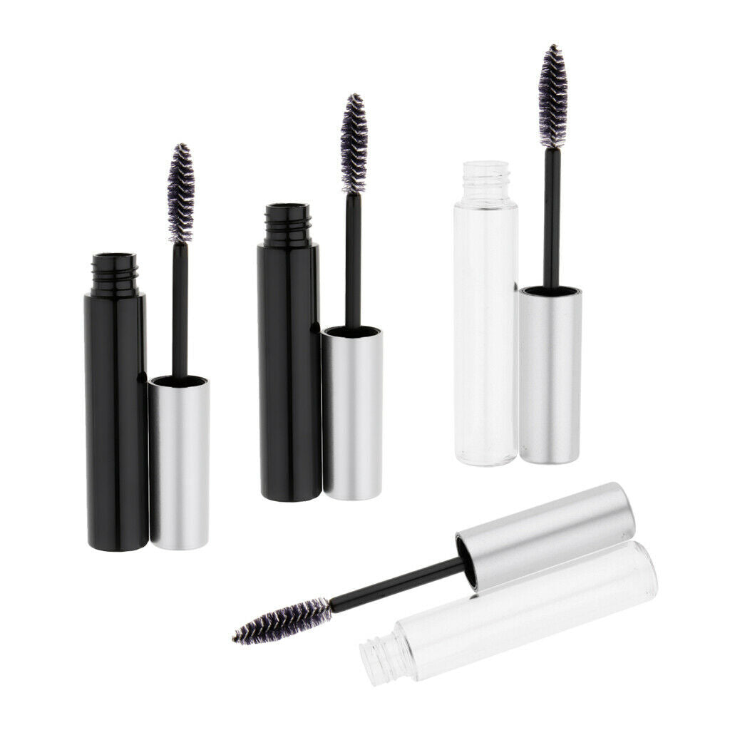 4 Piece 10ml Empty Mascara Tubes Wands Eyelash Oil Vial Liquid Bottle Funnel
