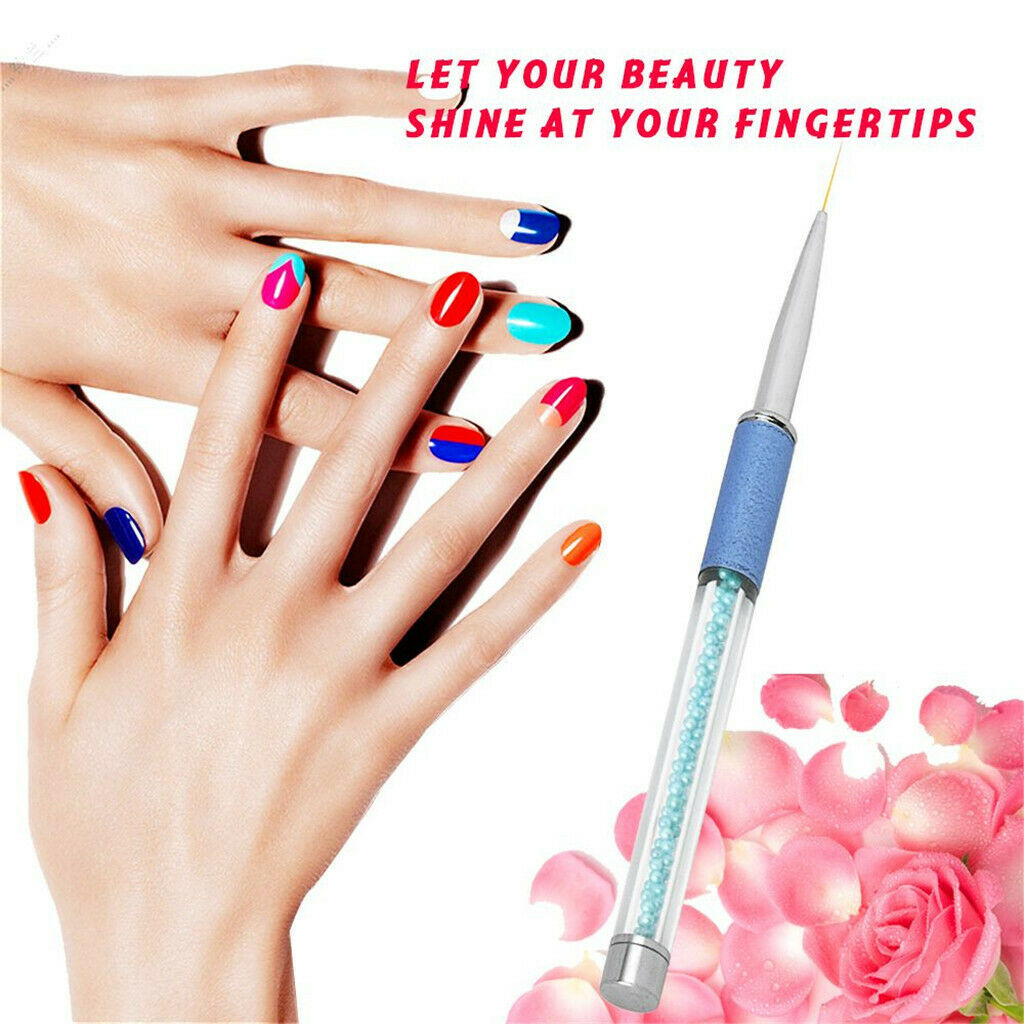 1pc Pro Nail Art Acrylic UV Gel Design Pen Polish Brush Dotting Drawing Tool