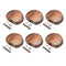 Tuner Machine Heads Knobs   Set for Guitar Parts Oval Coffee Pack of 6