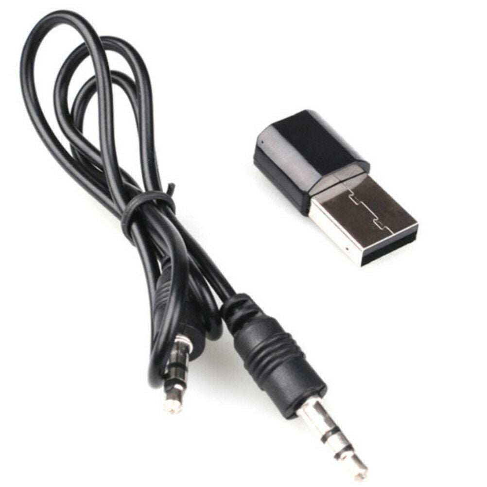 Bluetooth v3.0 USB Wireless 3.5mm AUX Audio Music Receiver Adapter Home *.l8