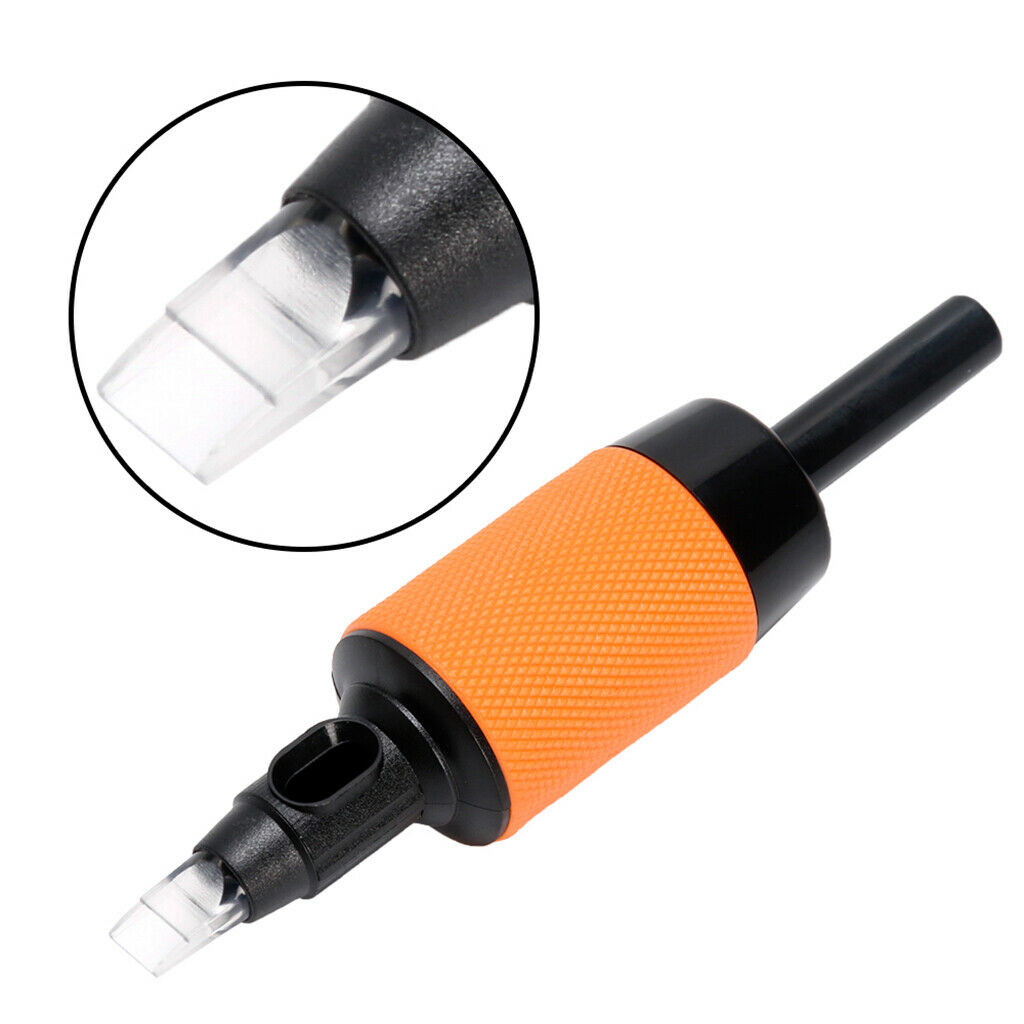 10 Pieces Silicone Sterilized Disposable Tattoo Tube Grip with Tips 15FT