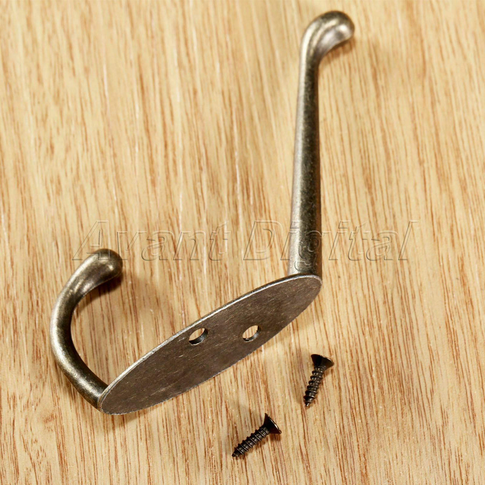Durable Zinc Alloy Bathroom Bedroom Door Wall Towel Coat Hat Hanger Hooks Holder
