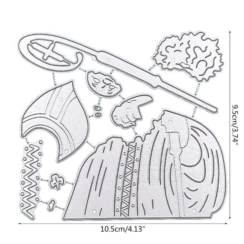 Santa Claus Metal Cutting Dies Stencil DIY Scrapbook Album Paper Card Template