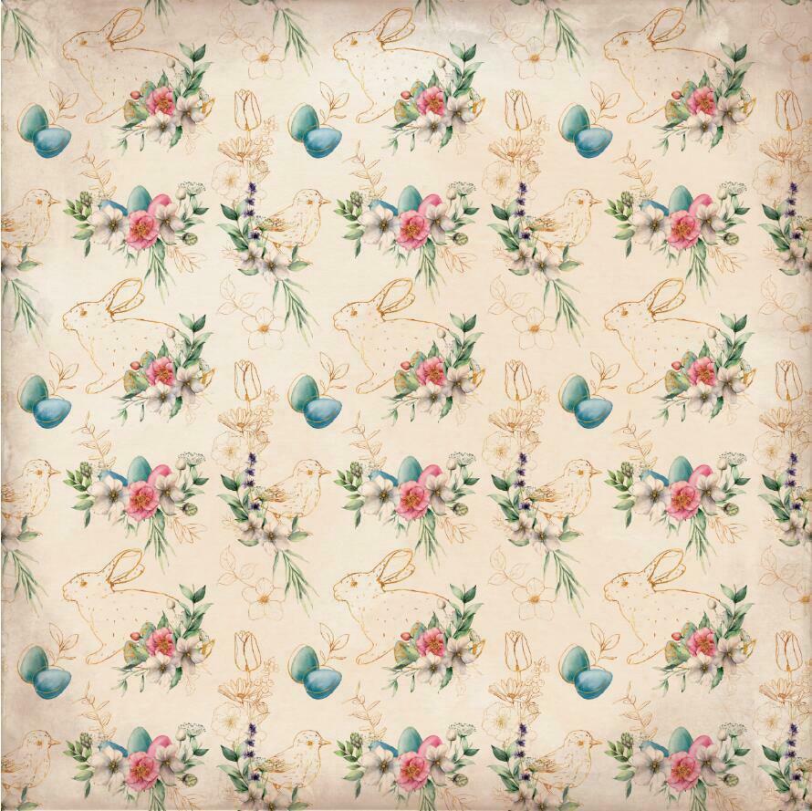 12Pcs Floral Paper Pad Single-sided DIY Scrapbooking Photo Album Card Journal