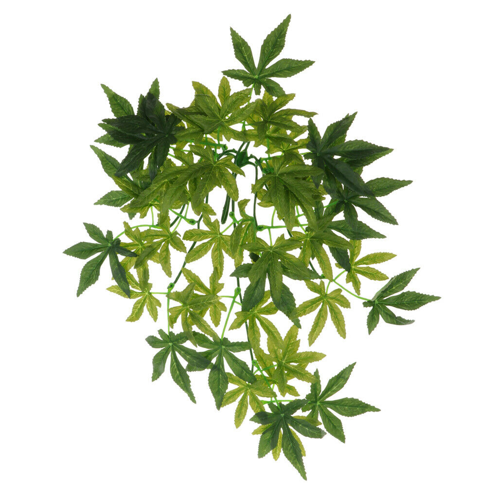3x Artificial Reptiles Vine Jungle Climber Vine Reptile Terrarium Cage Ornament