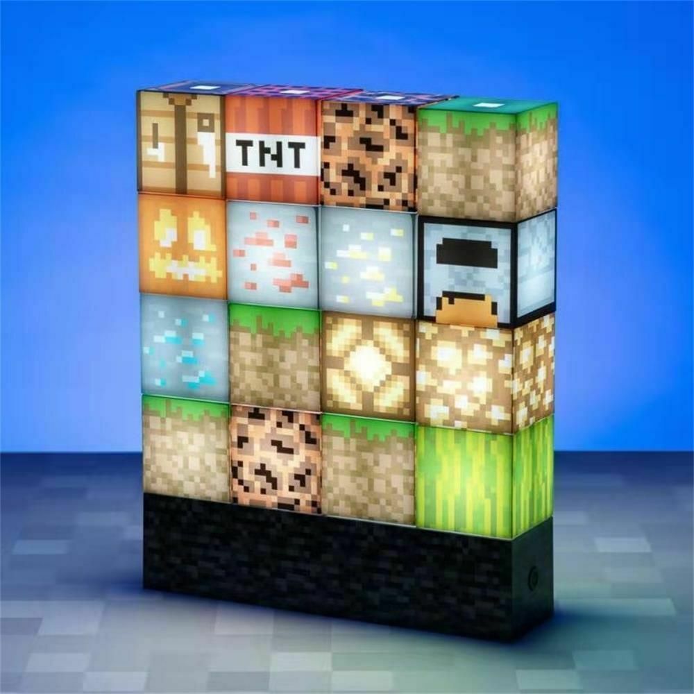 Craft DIY with USB Plug Novelty Lamp Building Block Tetris Stitching