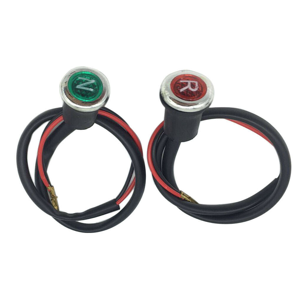 Pair Light Green Neutral + Red Indicator For Universal ATV Marks