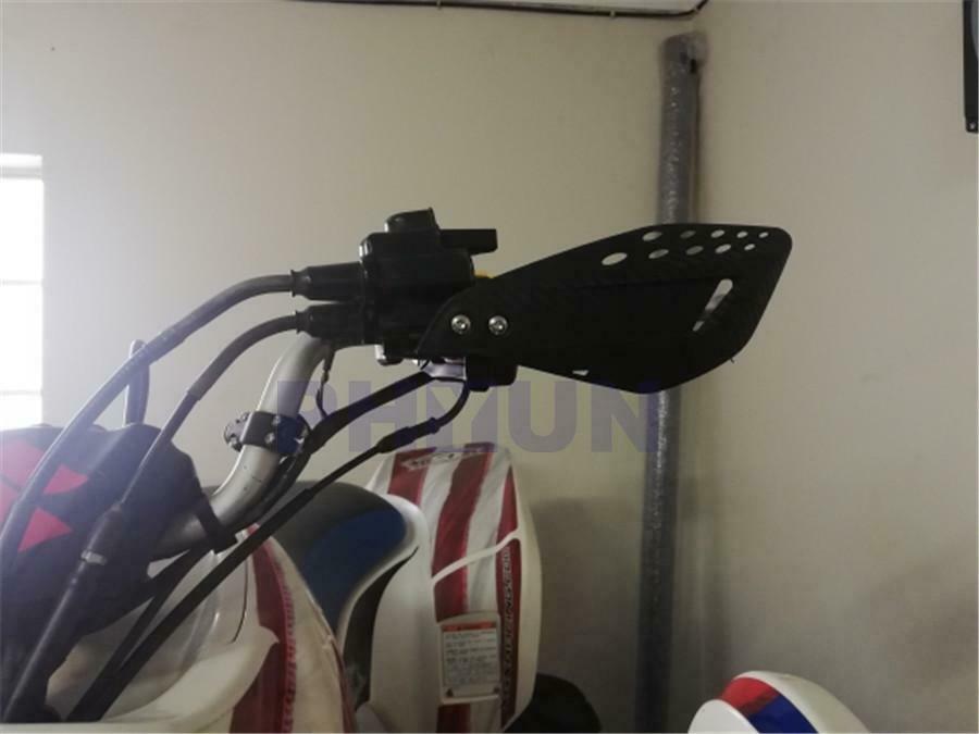 2pcs ABS Motorcycle Hand Guards Protector Shield Windproof For 7/8" Handlebar