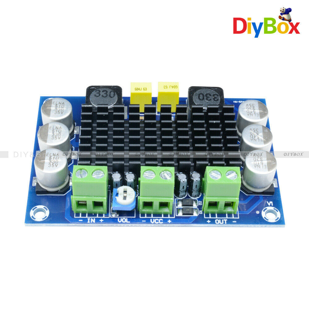 DC 12-24V 100W TPA3116D2 DA Mono Channel Digital Audio Power Amplifier Board car